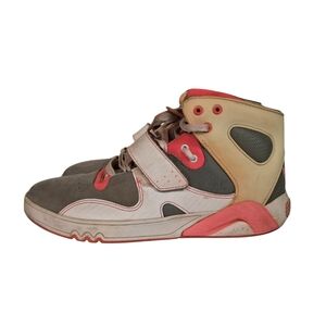 Adidas Originals High-Top Sneakers Pink Gray Tan | Women’s 8.5